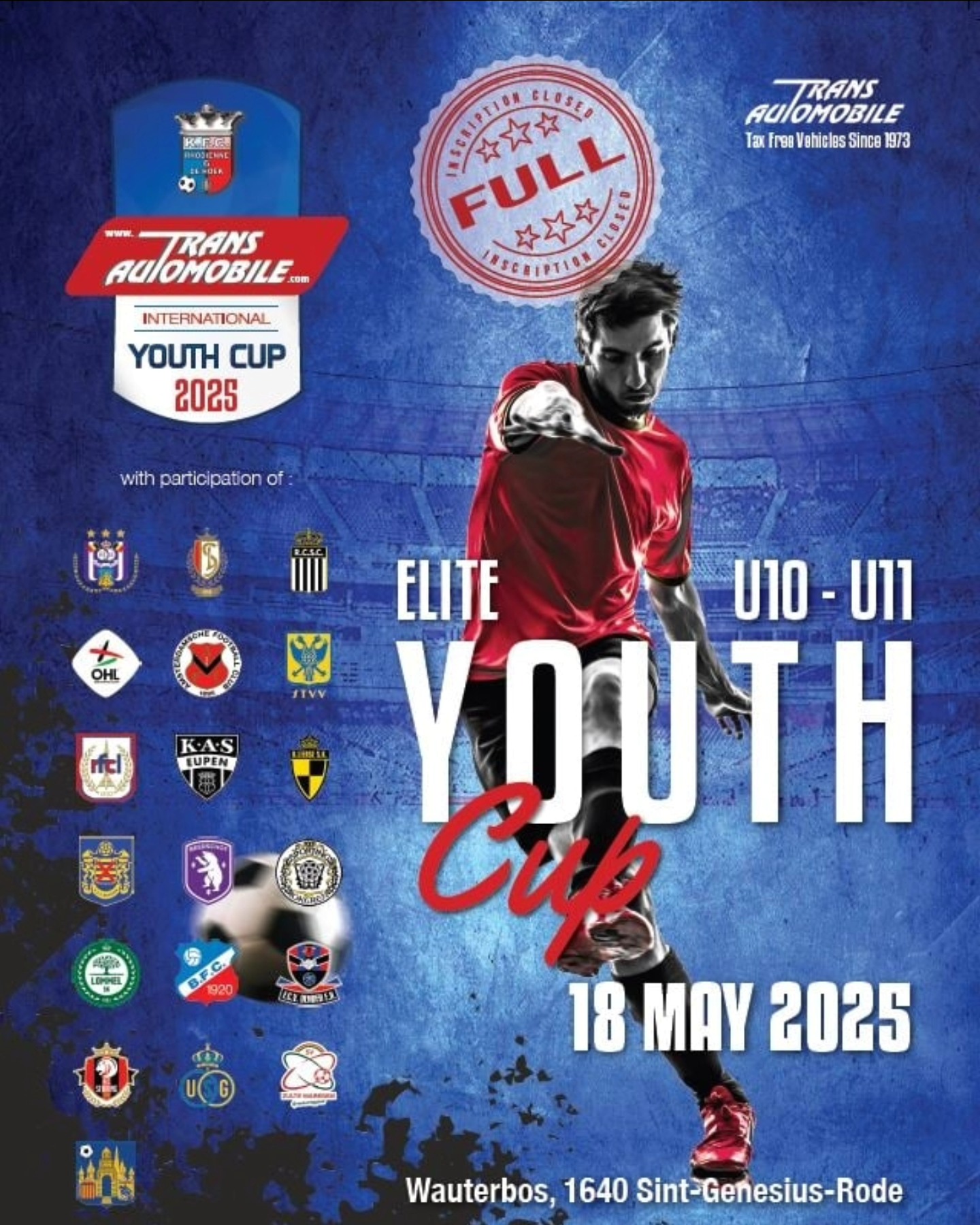 K.F.C RHODIENNE- 6 -DE HOEK - Youth Cup